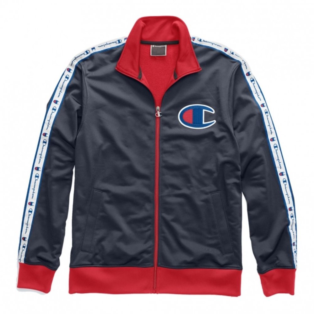 Champion Life Men's Track Jacket, Big C View 6